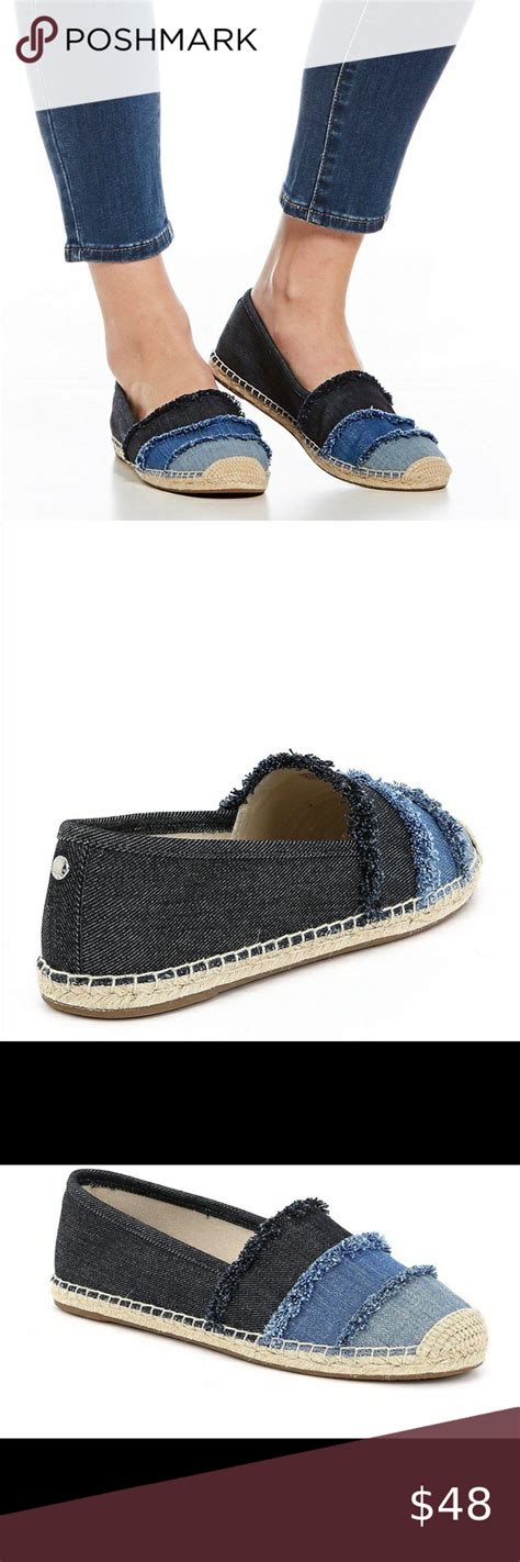 michael kors espadrilles tibby|Michael Kors Women's Black Tibby Denim Espadrille Slip On Sz. 9.